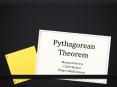 Pythagorean Theorem PowerPoint PPT Presentation