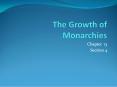 The Growth of Monarchies PowerPoint PPT Presentation