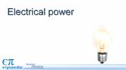Electrical power