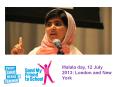 Malala day, 12 July 2013: London and New York PowerPoint PPT Presentation