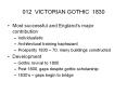 012 VICTORIAN GOTHIC 1830 PowerPoint PPT Presentation