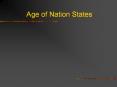 Age of Nation States PowerPoint PPT Presentation