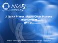 A Quick Primer - Rapid Cycle Process Improvement PowerPoint PPT Presentation