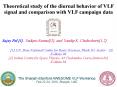 Theoretical study of the diurnal behavior of VLF signal and comparison with VLF campaign data PowerPoint PPT Presentation