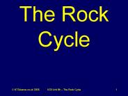 The Rock Cycle