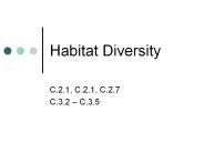Habitat Diversity