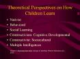 Theoretical Perspectives on How Children Learn PowerPoint PPT Presentation