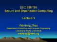 EEC 688/788 Secure and Dependable Computing PowerPoint PPT Presentation