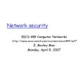 Network security PowerPoint PPT Presentation