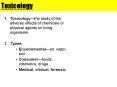 Toxicology PowerPoint PPT Presentation