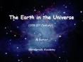 The Earth in the Universe PowerPoint PPT Presentation