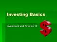 Investing Basics PowerPoint PPT Presentation