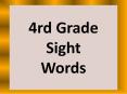 4rd Grade Sight    Words PowerPoint PPT Presentation