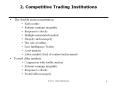 2. Competitive Trading Institutions PowerPoint PPT Presentation