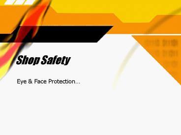 Shop Safety presentation | free to download