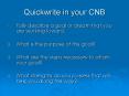Quickwrite in your CNB PowerPoint PPT Presentation