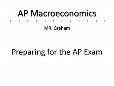 Preparing for the AP Exam