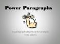 Power Paragraphs PowerPoint PPT Presentation