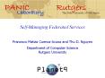 Self-Managing Federated Services PowerPoint PPT Presentation