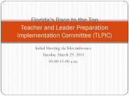 Initial Meeting via Teleconference