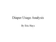 Diaper Usage Analysis