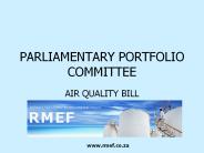 PARLIAMENTARY PORTFOLIO COMMITTEE