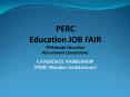 PERC Education JOB FAIR (Pittsburgh Education Recruitment Consortium) PowerPoint PPT Presentation