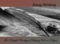 Essay Writing PowerPoint PPT Presentation