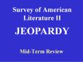 Survey of American Literature II PowerPoint PPT Presentation