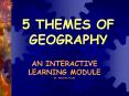 5 THEMES OF GEOGRAPHY PowerPoint PPT Presentation
