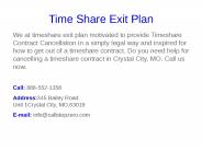 How to Get Out of a Timeshare Contract