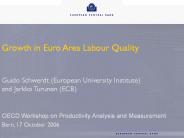 Growth in Euro Area Labour Quality