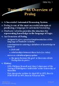 Topic 4b - An Overview of Prolog PowerPoint PPT Presentation