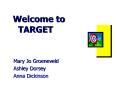 Welcome to   TARGET PowerPoint PPT Presentation