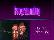 Doubly Linked List