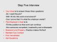 Step Five Interview PowerPoint PPT Presentation
