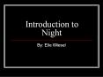 Introduction to Night PowerPoint PPT Presentation