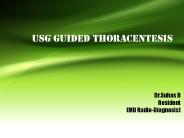 USG Guided Thoracentesis