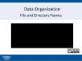 Data Organization PowerPoint PPT Presentation