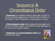 Sequence