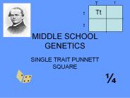 MIDDLE SCHOOL GENETICS