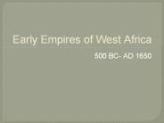 Early Empires of West Africa