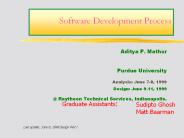 Software Development Process