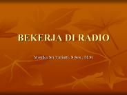 BEKERJA DI RADIO