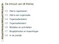 De inhoud van dit thema: PowerPoint PPT Presentation