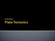 Plate Tectonics