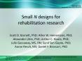 Small N designs for rehabilitation research PowerPoint PPT Presentation