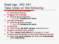 Read pgs. 342-347 Take notes on the following: PowerPoint PPT Presentation