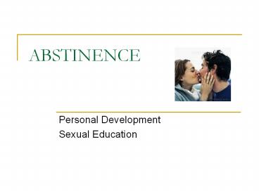 ABSTINENCE