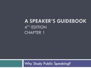 A SPEAKER PowerPoint PPT Presentation